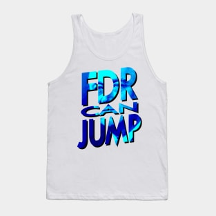 FDR Can Jump (Blue Portrait) Tank Top